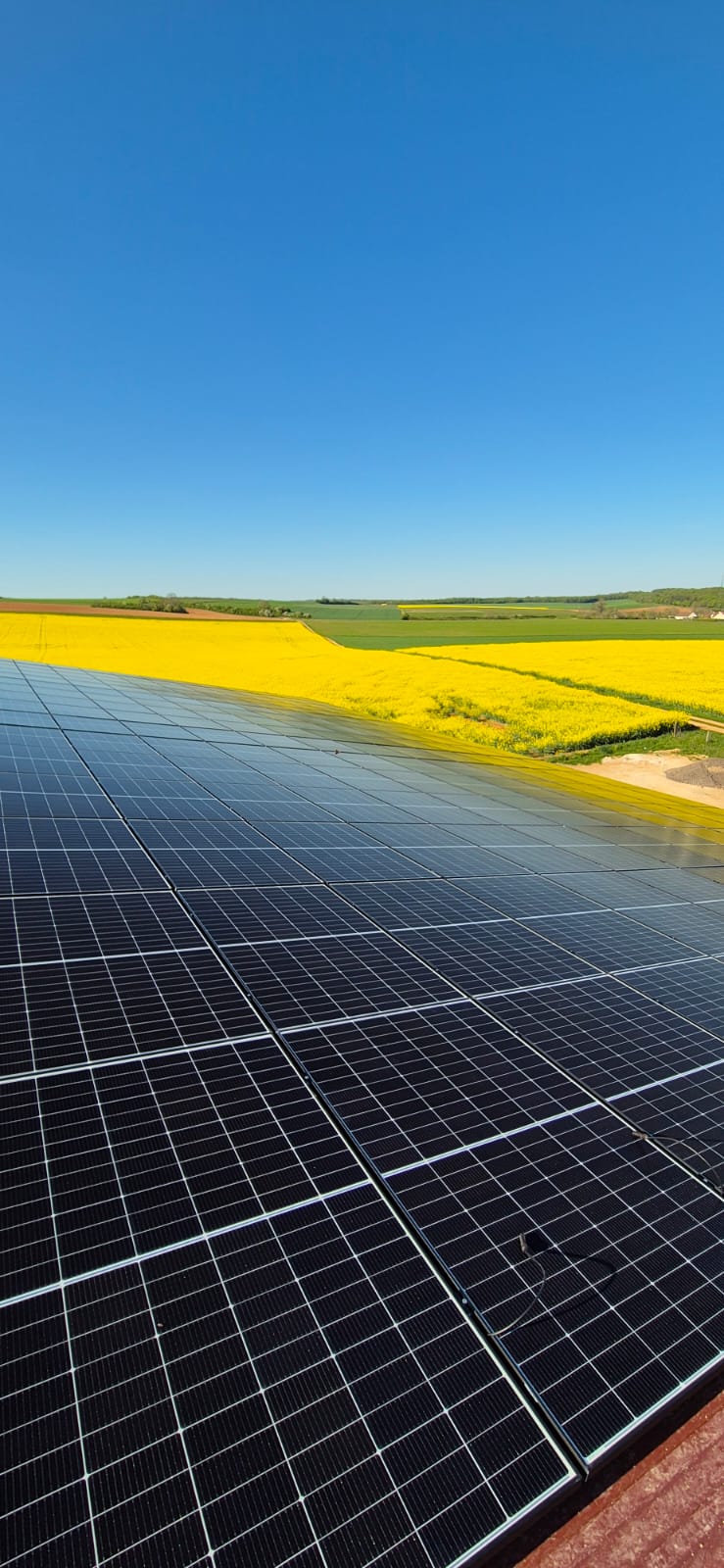 Installation finalisée (vue chantier)